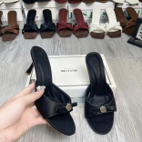 Giày Sandal Nữ Nơ tầng khóa Hoa Sang Trọng